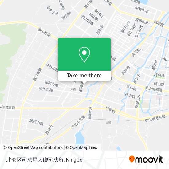 北仑区司法局大碶司法所 map