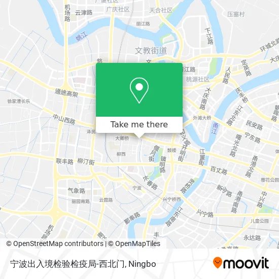 宁波出入境检验检疫局-西北门 map