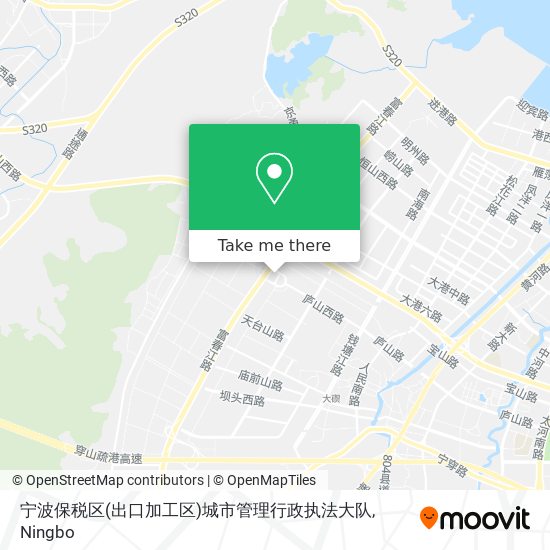 宁波保税区(出口加工区)城市管理行政执法大队 map