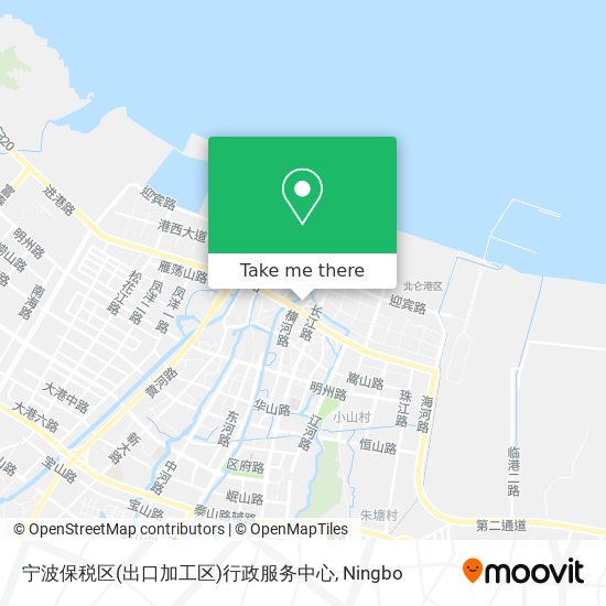宁波保税区(出口加工区)行政服务中心 map