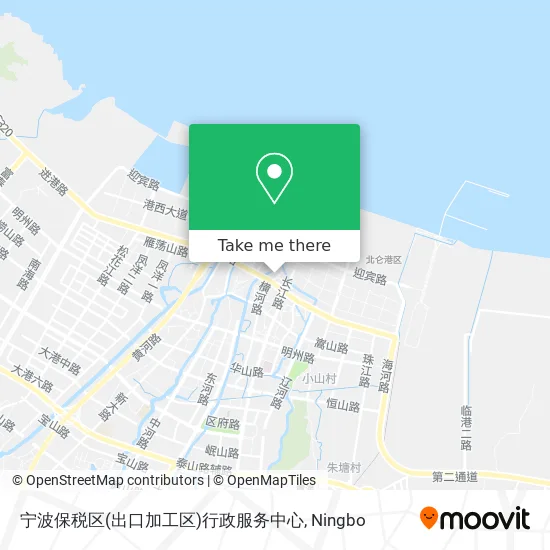 宁波保税区(出口加工区)行政服务中心 map