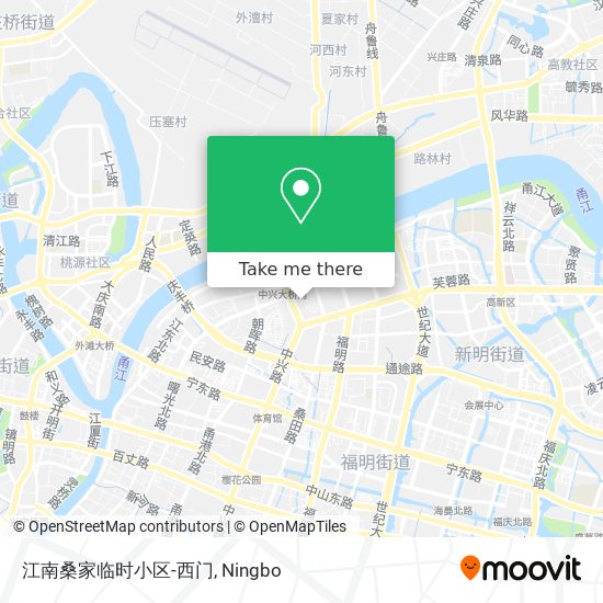 江南桑家临时小区-西门 map
