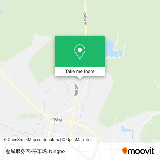 慈城服务区-停车场 map