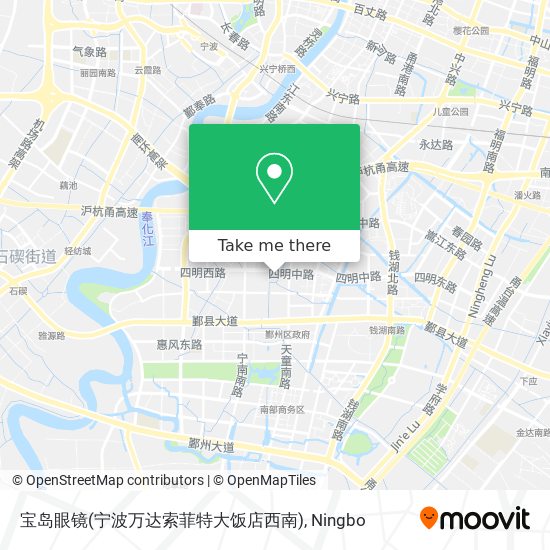 宝岛眼镜(宁波万达索菲特大饭店西南) map