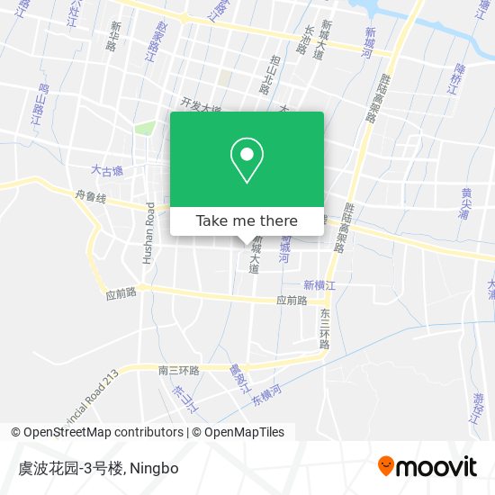 虞波花园-3号楼 map