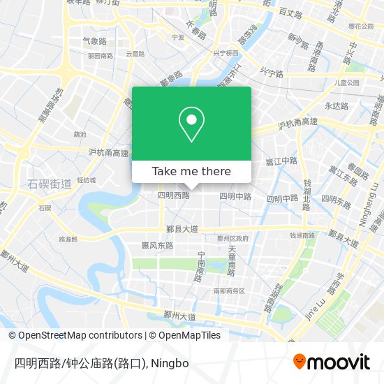 四明西路/钟公庙路(路口) map