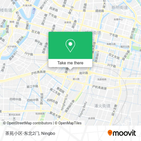 茶苑小区-东北2门 map