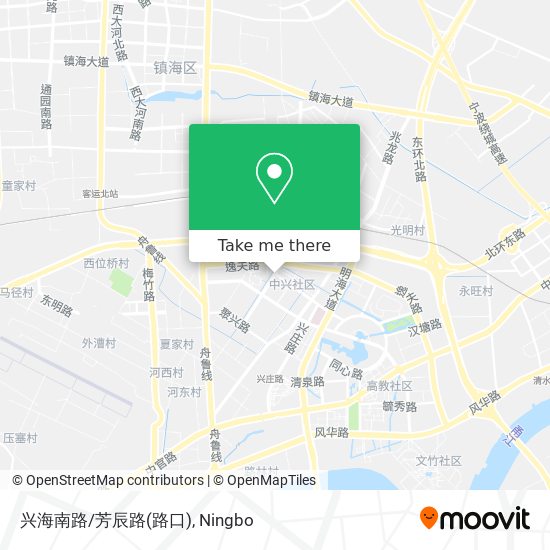 兴海南路/芳辰路(路口) map