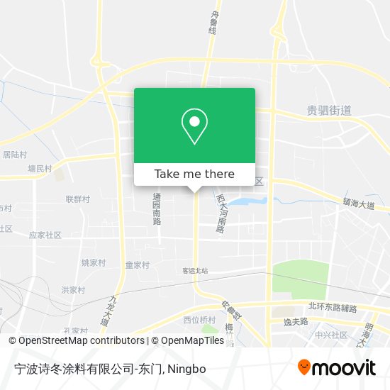 宁波诗冬涂料有限公司-东门 map
