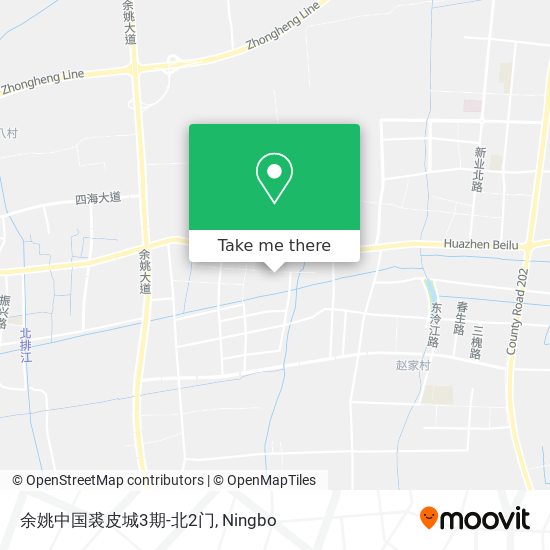 余姚中国裘皮城3期-北2门 map