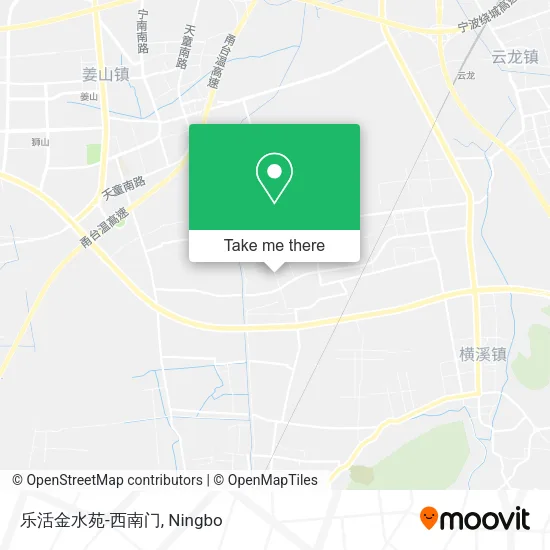 乐活金水苑-西南门 map