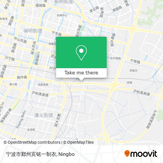 宁波市鄞州宾铭一制衣 map