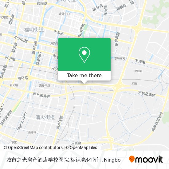 城市之光房产酒店学校医院-标识亮化南门 map