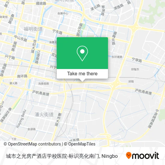 城市之光房产酒店学校医院-标识亮化南门 map
