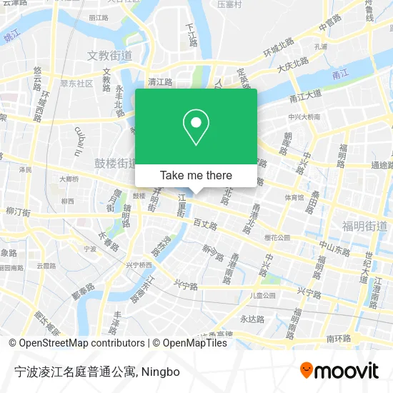 宁波凌江名庭普通公寓 map