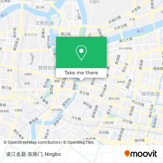 凌江名庭-东南门 map