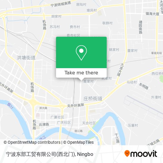 宁波东部工贸有限公司(西北门) map