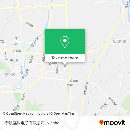 宁波福科电子有限公司 map