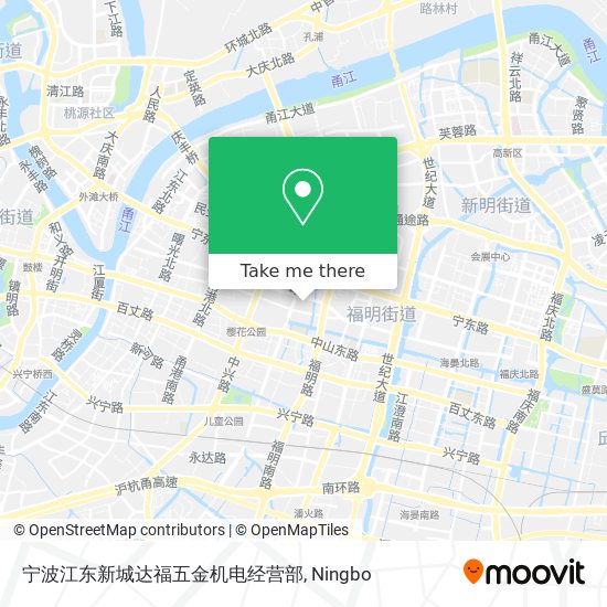 宁波江东新城达福五金机电经营部 map