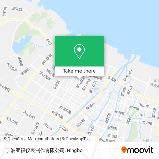 宁波亚福仪表制作有限公司 map
