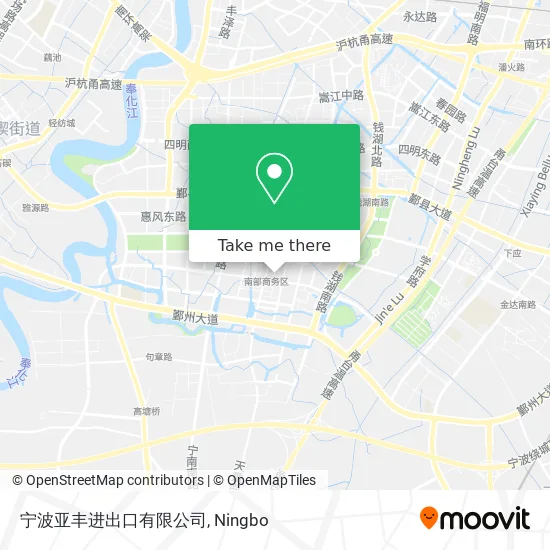 宁波亚丰进出口有限公司 map