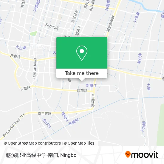 慈溪职业高级中学-南门 map