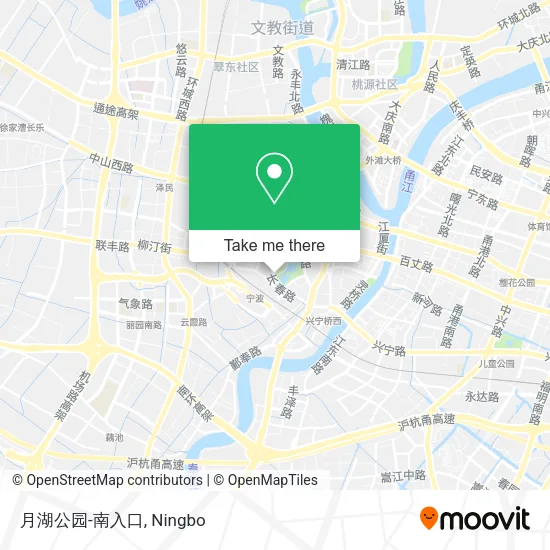 月湖公园-南入口 map