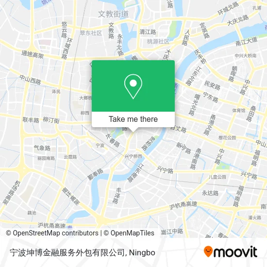 宁波坤博金融服务外包有限公司 map