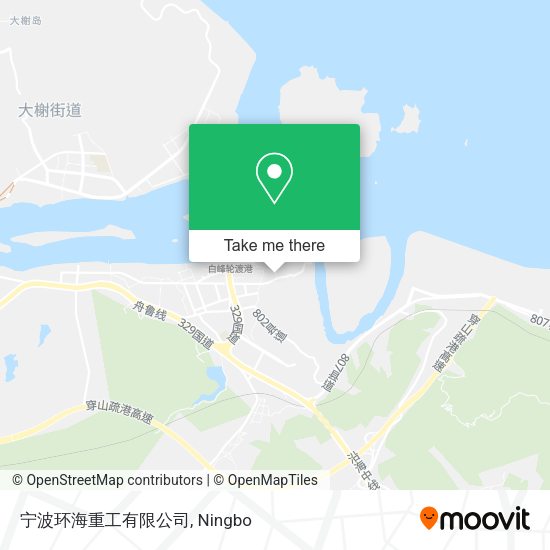 宁波环海重工有限公司 map