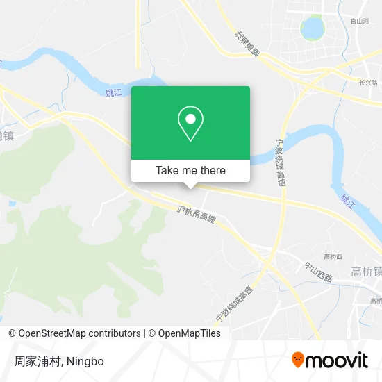 周家浦村 map