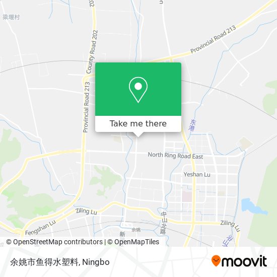 余姚市鱼得水塑料 map