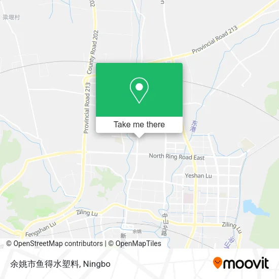 余姚市鱼得水塑料 map