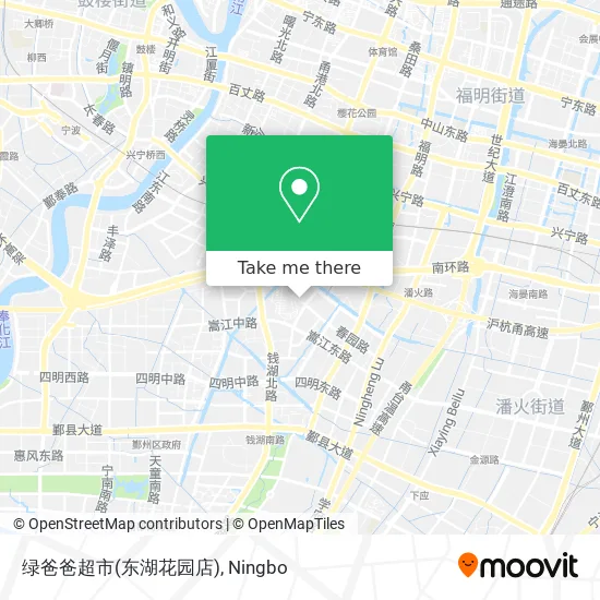 绿爸爸超市(东湖花园店) map