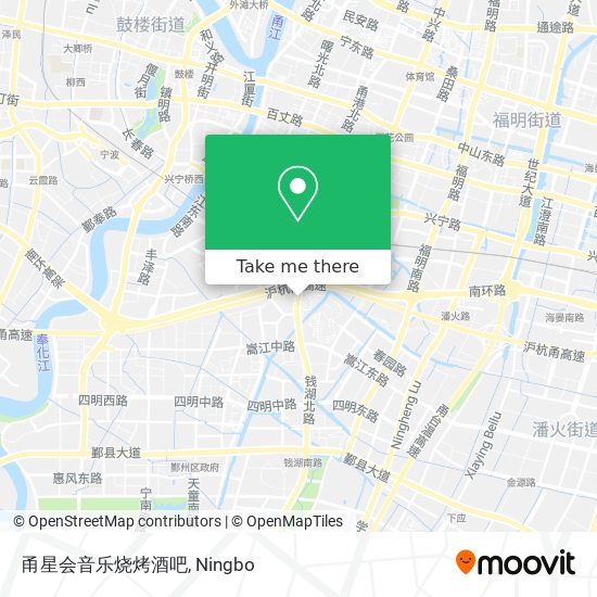 甬星会音乐烧烤酒吧 map