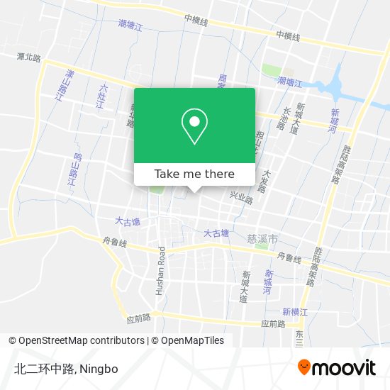 北二环中路 map