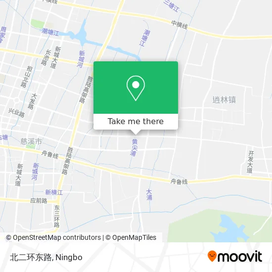 北二环东路 map