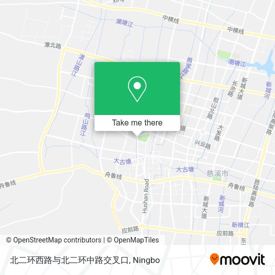 北二环西路与北二环中路交叉口 map