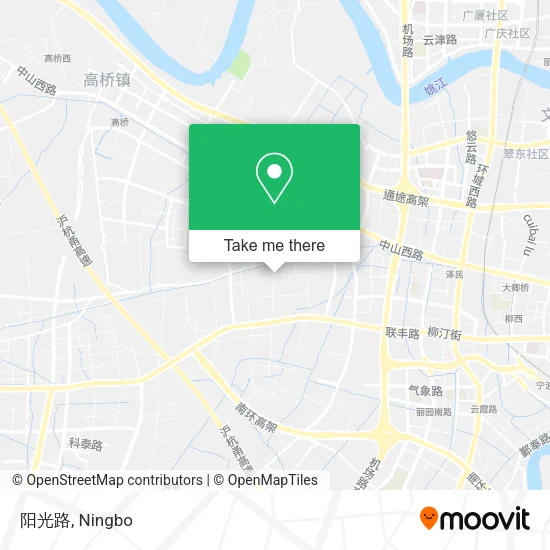 阳光路 map