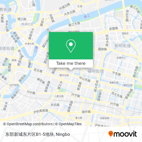 东部新城东片区B1-5地块 map