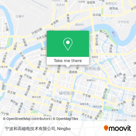 宁波和高磁电技术有限公司 map