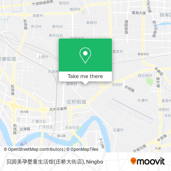 贝因美孕婴童生活馆(庄桥大街店) map