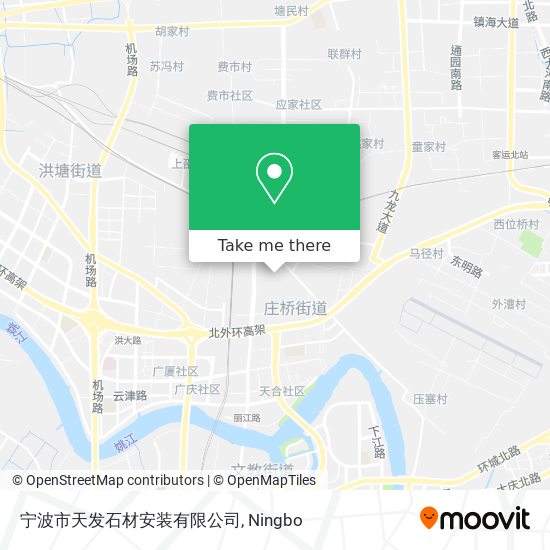 宁波市天发石材安装有限公司 map