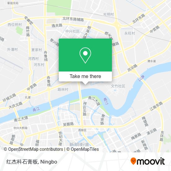 红杰科石膏板 map