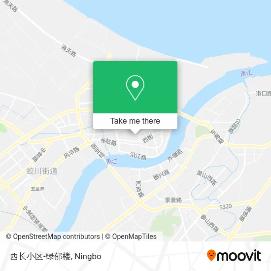 西长小区-绿郁楼 map
