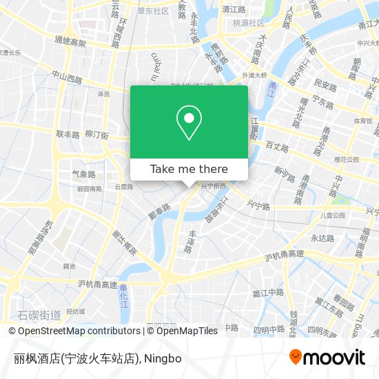 丽枫酒店(宁波火车站店) map