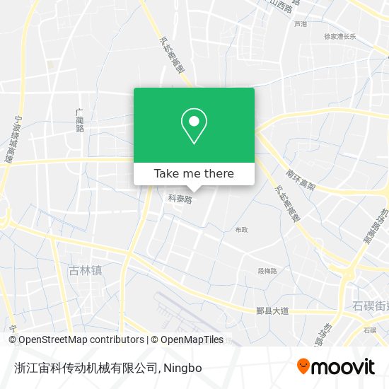 浙江宙科传动机械有限公司 map