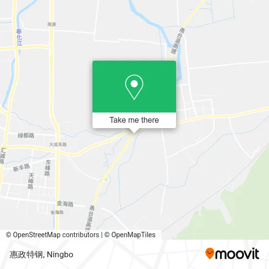 惠政特钢 map