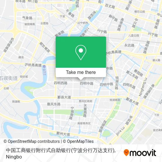 中国工商银行附行式自助银行(宁波分行万达支行) map