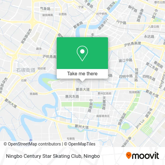 Ningbo Century Star Skating Club map