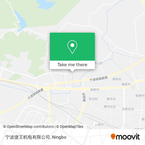 宁波捷王机电有限公司 map